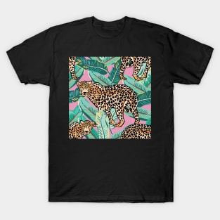 Cheetah Tropical Print T-Shirt